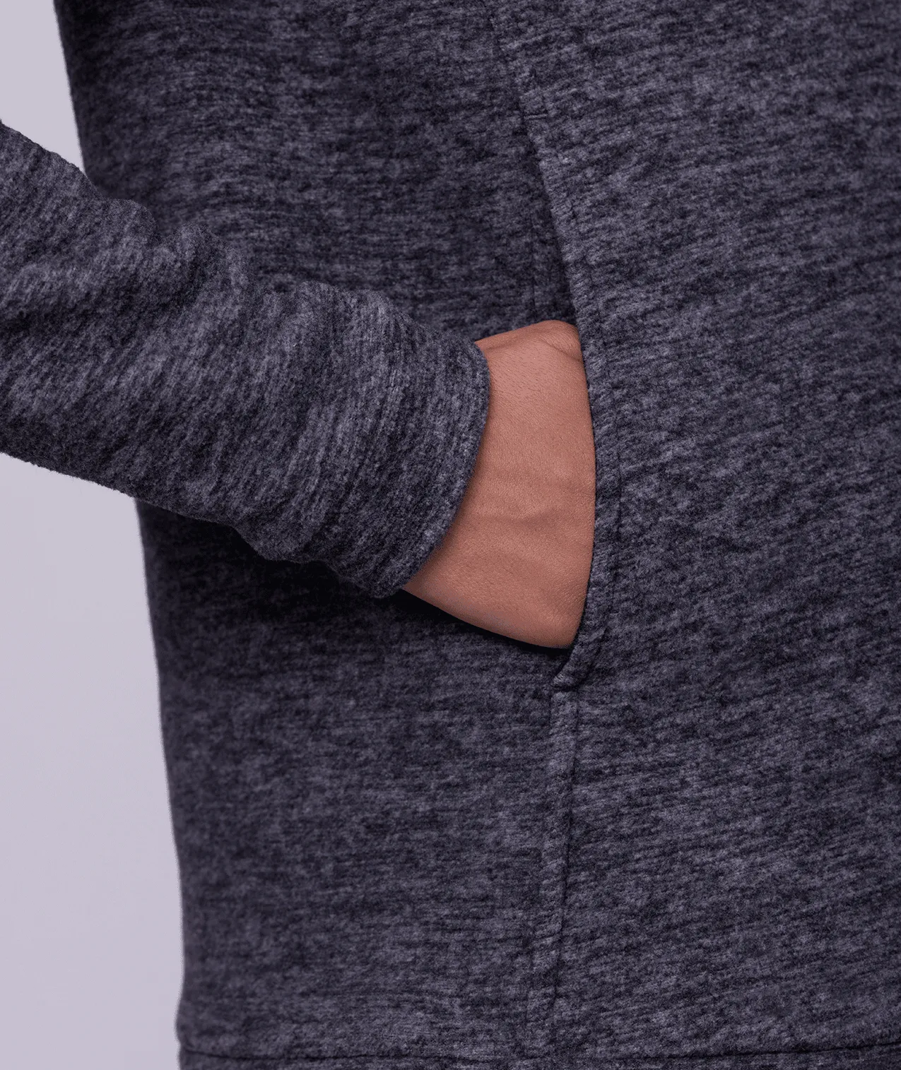 686 Women's Quarter Zip Fleece Black