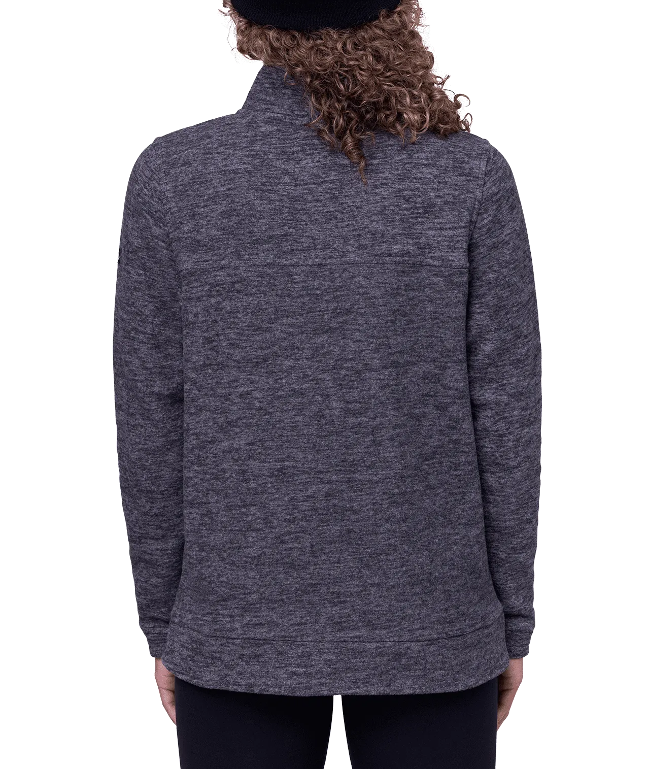 686 Women's Quarter Zip Fleece Black