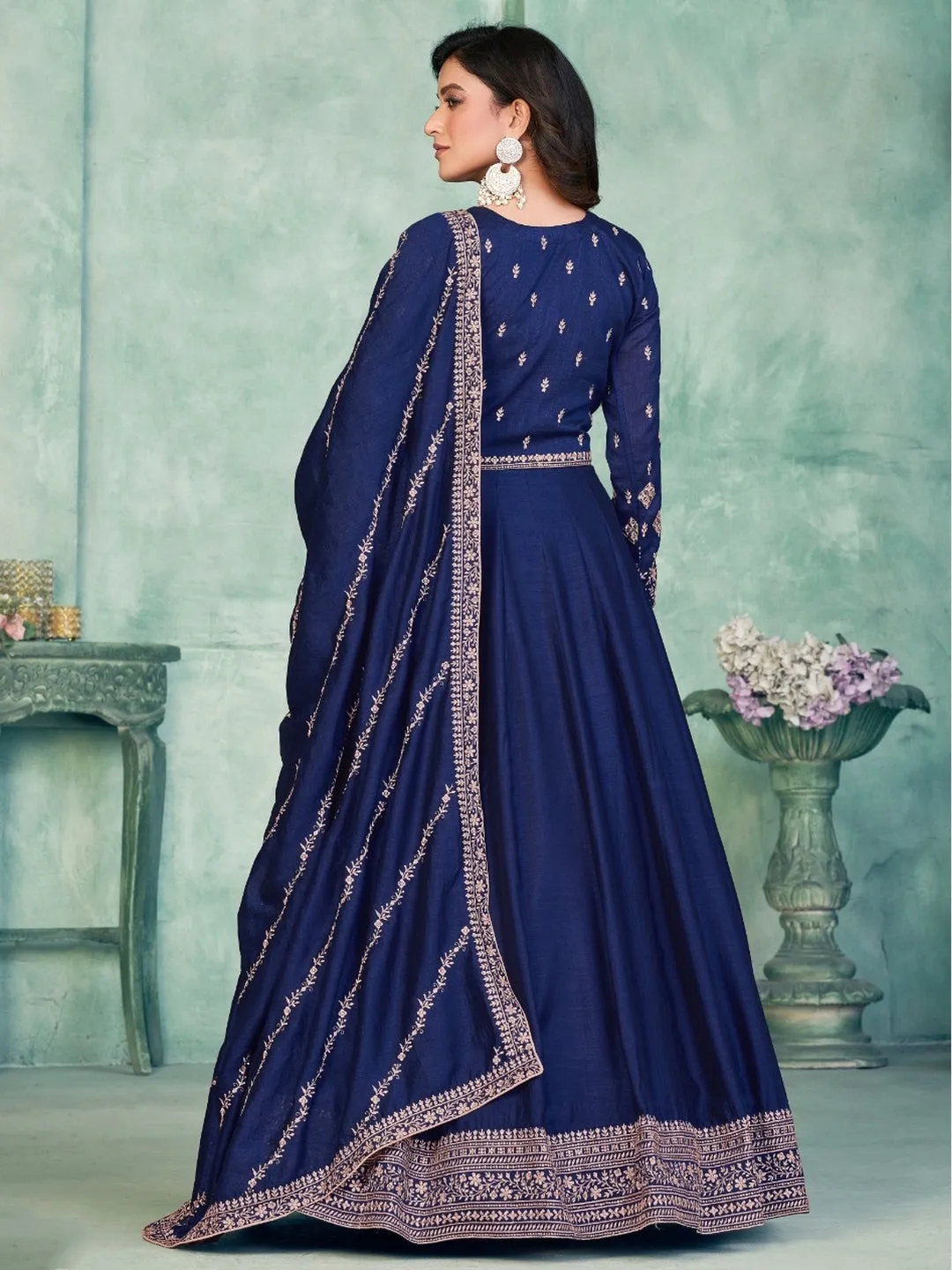 Art Silk Embroidery - Anarkali