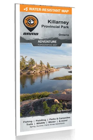 Backroad Mapbooks Killarney Tear-Resistant Topographic Map