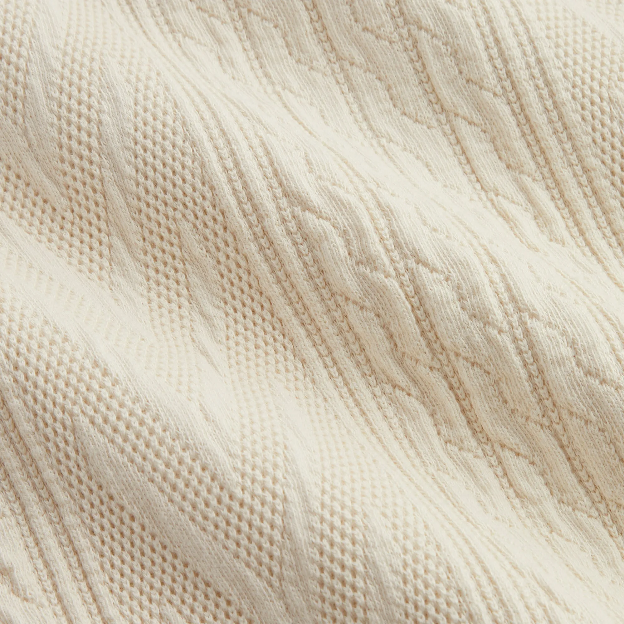 Kith Sandrift Quarter Zip Cable Fleece - Premium Cozy Unisex Sweater