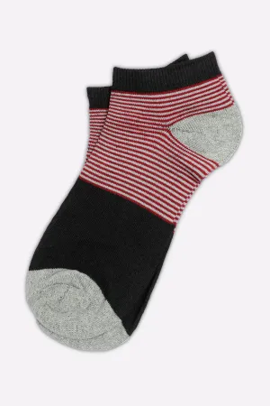 Maroon Ankle Socks