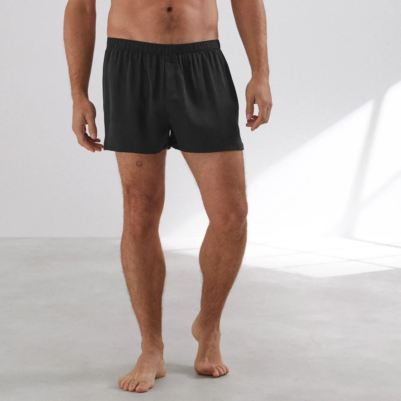 Men's Washable Silk Boxer