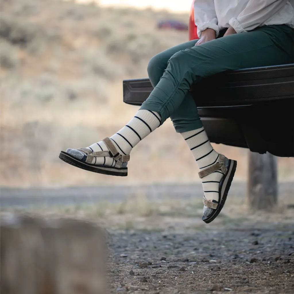 Pinstripe Hiking Sock - Medium Cushion