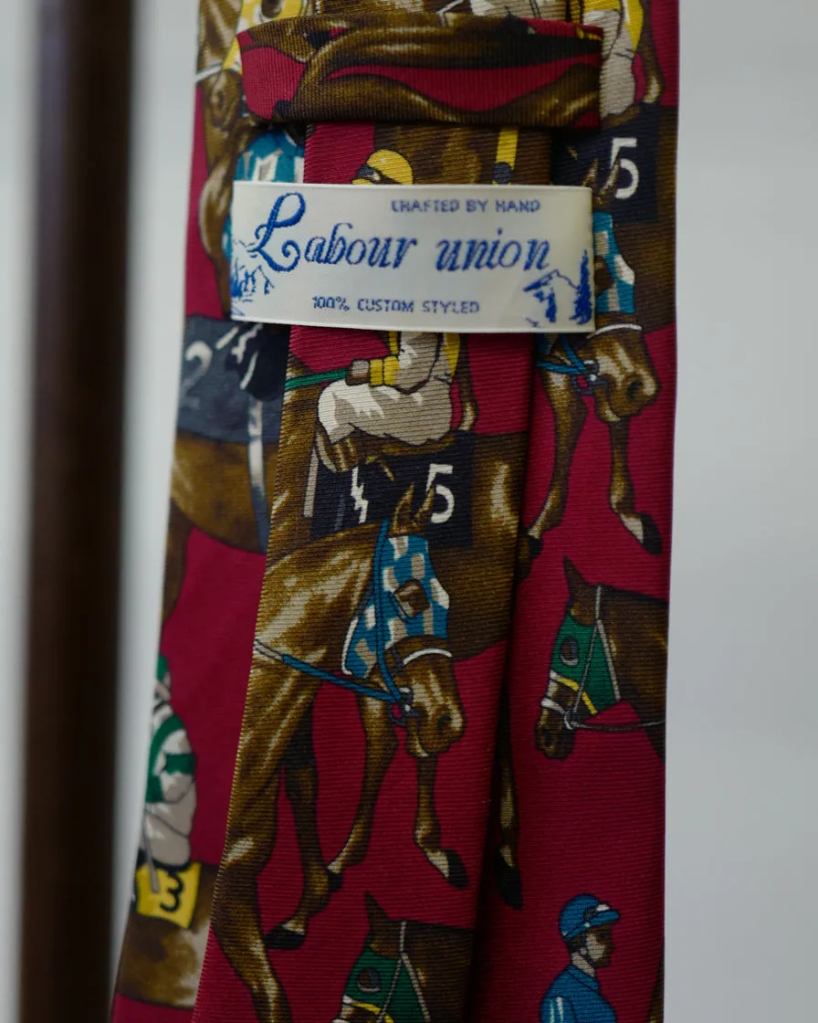 Race Horse Silk Tie