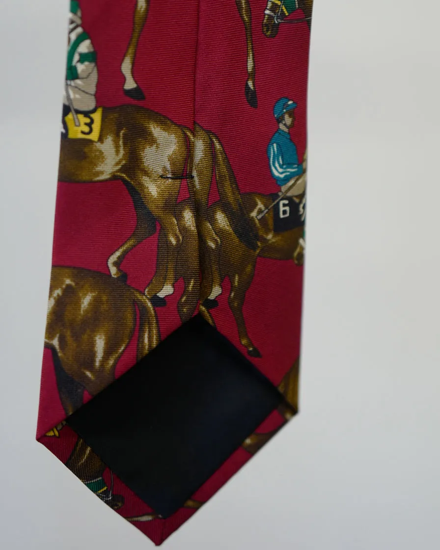 Race Horse Silk Tie