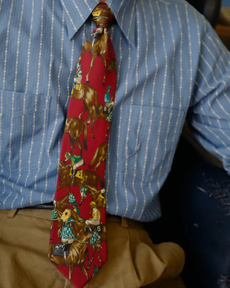 Race Horse Silk Tie