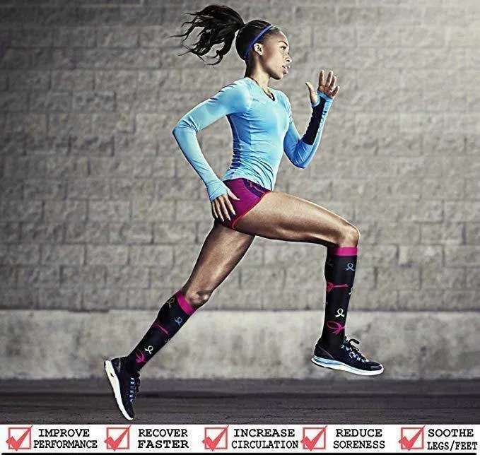 ROYALUCK Compression Socks, Rope Skipping, Running and Cycling Compression Socks