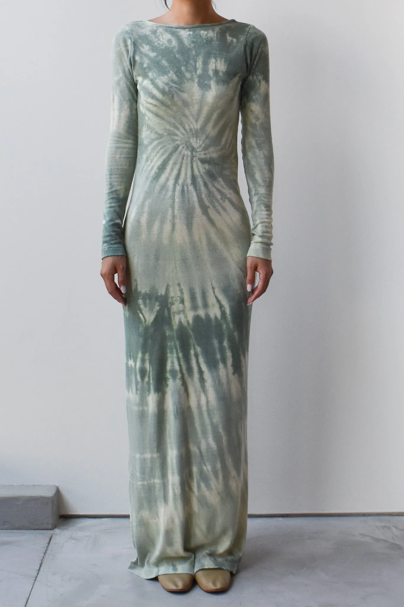 Silk LS Dress