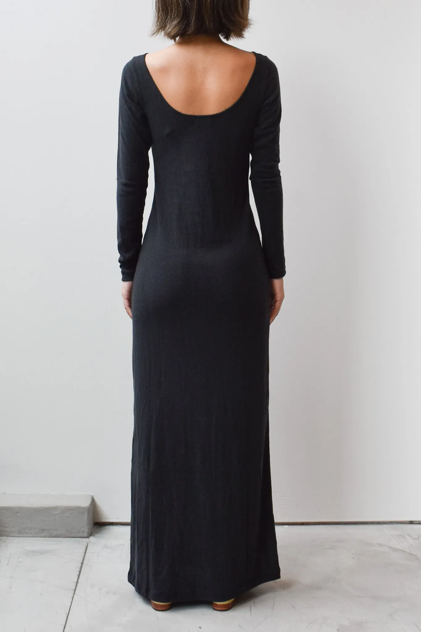 Silk LS Dress
