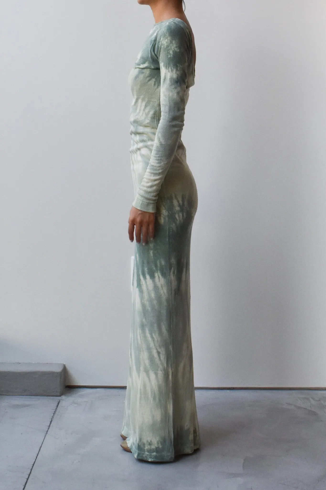 Silk LS Dress